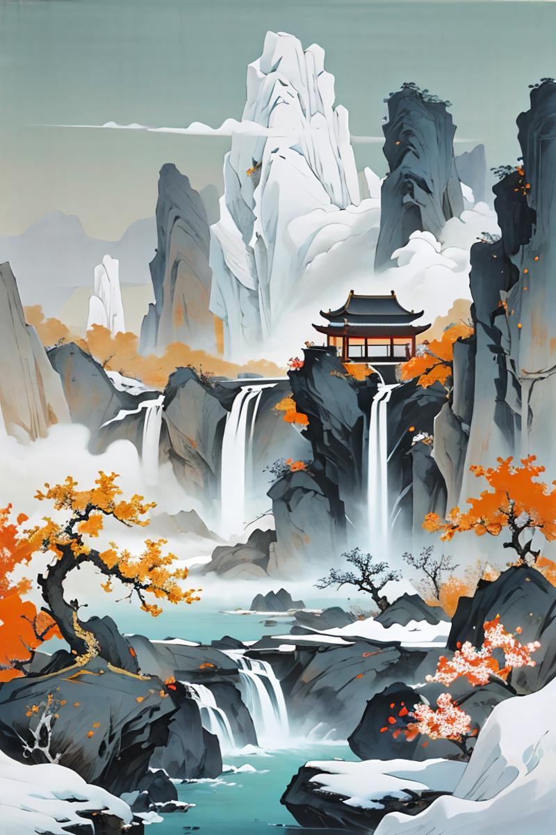 00187-2187680945-Chinese landscape painting, landscape artistic conception, Zen aesthetics, Zen composition, Chinese ancient architectural comple.png